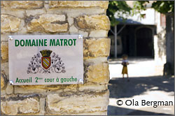 Domaine Matrot, Meursault, Burgundy.