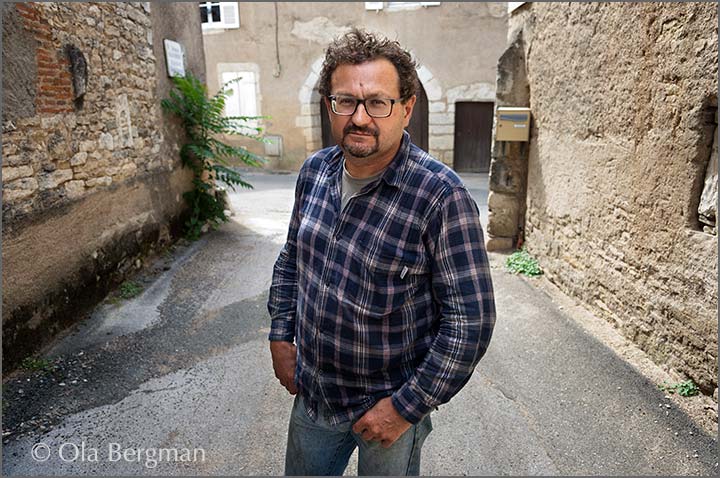 Stéphane Briday at Domaine Michel Briday, Rully.