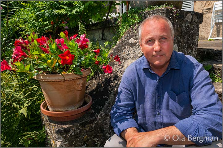 Étienne Grivot at Domaine Jean Grivot in Vosne-Romanée.