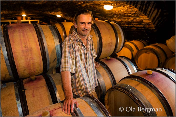 Ludovic du Gardin at Clos Salomon in Givry.