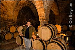 Loïc Dugat-Py at Domaine Dugat-Py in Gevrey-Chambertin.