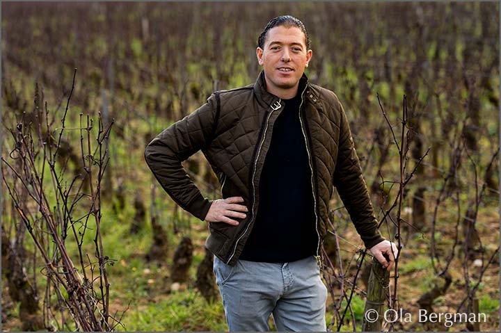 Loïc Dugat-Py at Domaine Dugat-Py in Gevrey-Chambertin.