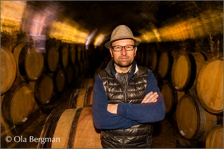 Dominique Gruhier at Domaine Dominique Gruhier in Épineuil, Burgundy.