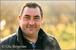 Sebastien Odoul at Domaine Odoul-Coquard in Morey-Saint-Denis, Burgundy.