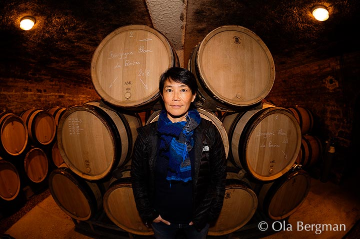 Chisa Bize at Domaine Simon Bize in Savigny-lès-Beaune.