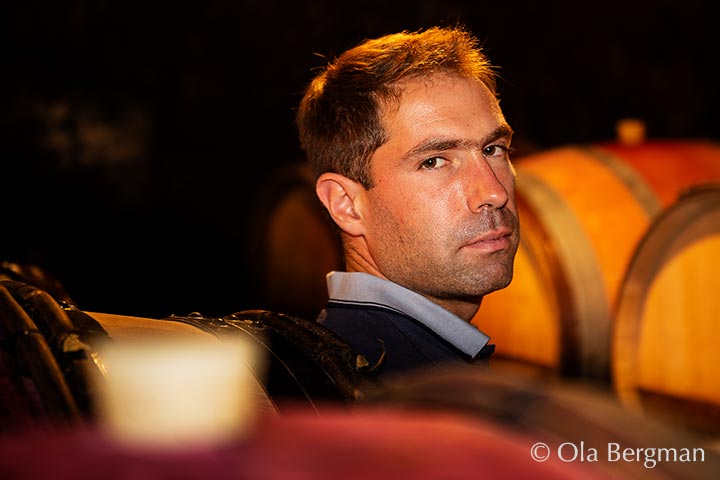 Étienne Chaix at Domaine Joseph Voillot in Volnay.
