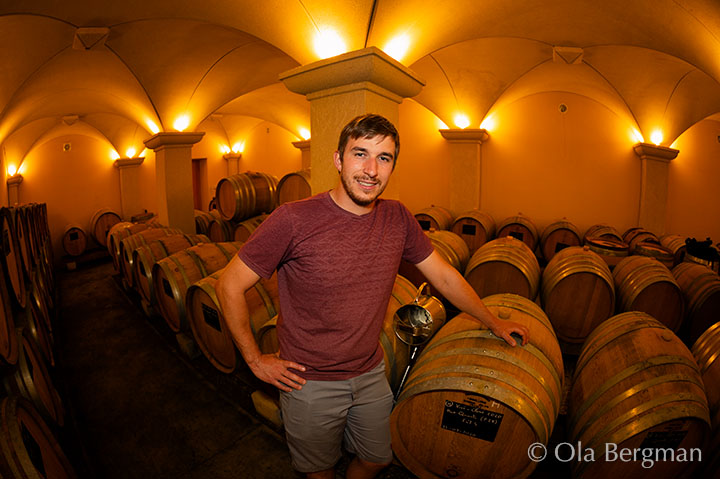 Franz-Ludwig Gondard at Domaine Gondard-Perrin, Viré, Burgundy.