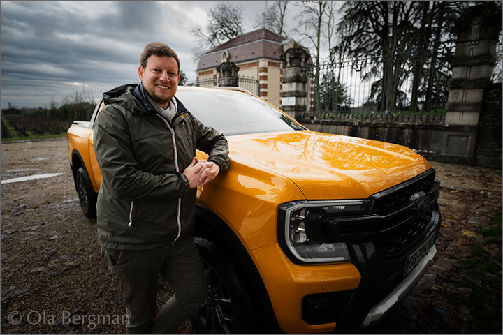 Guillaume Perrin at Domaine Perrin in Volnay, Burgundy.