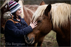 Caroline Pariset at Domaine de l’Aubraine in Saint-Gengoux-de-Scissé, Burgundy.